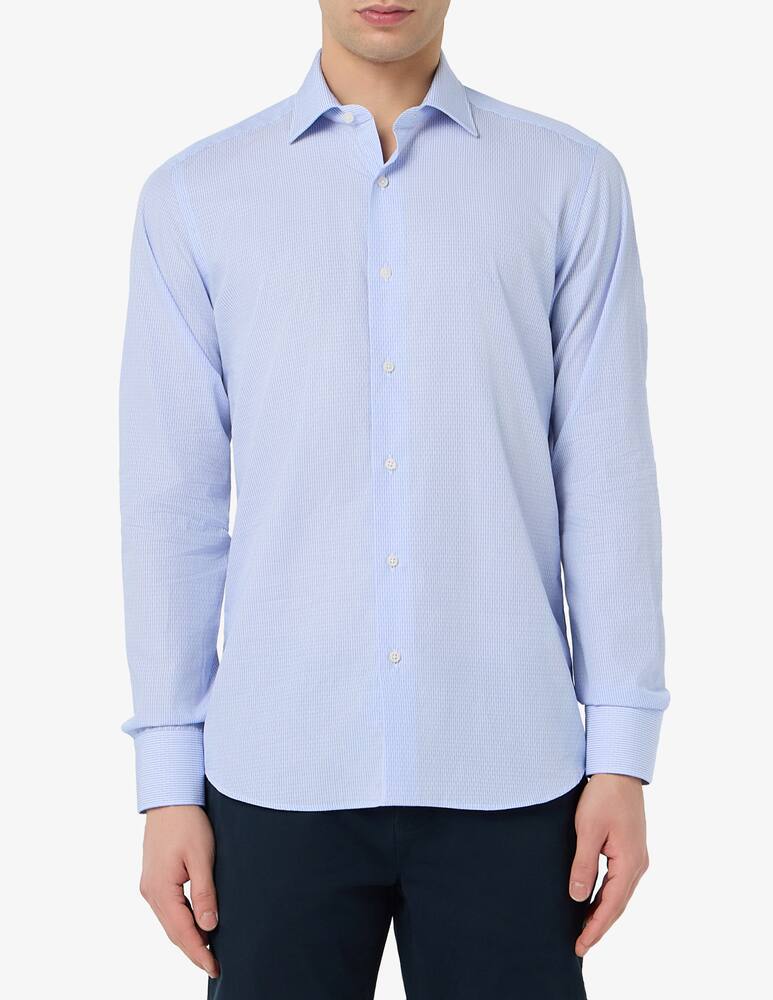 Sartoria Italiana Camicia dobby rigata modern fit - immagine 1 Sartoria Italiana Camicia dobby rigata modern fit - immagine 1
