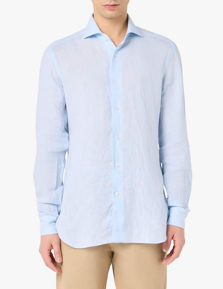 rinascente Barba Napoli Linen long sleeve shirt