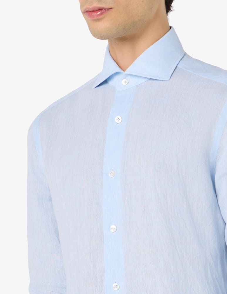 rinascente Barba Napoli Linen long sleeve shirt