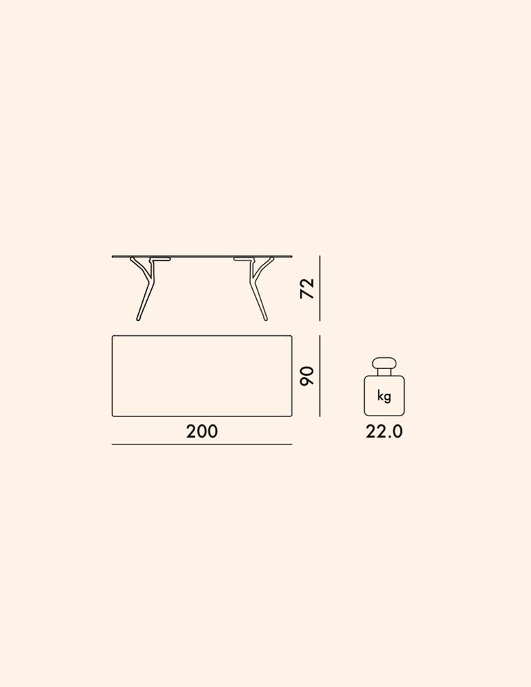 rinascente Kartell Spoon Table - White