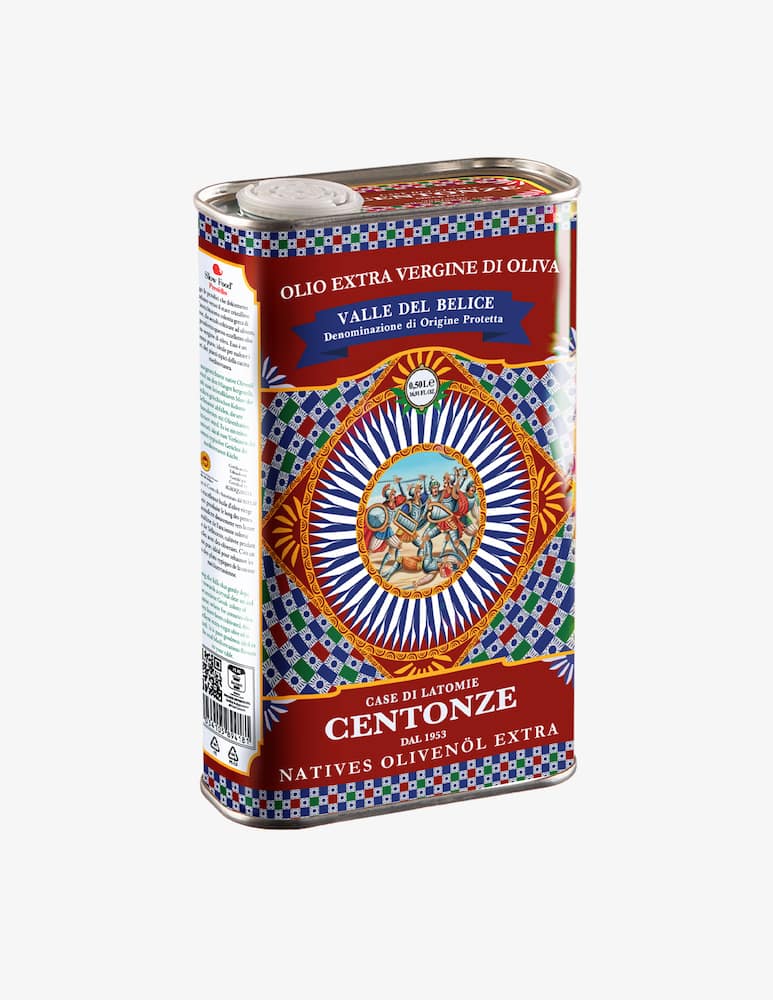 Centonze Olio Evo Valle Del Belice Dop Latta 500ml - immagine 1 Centonze Olio Evo Valle Del Belice Dop Latta 500ml - immagine 1