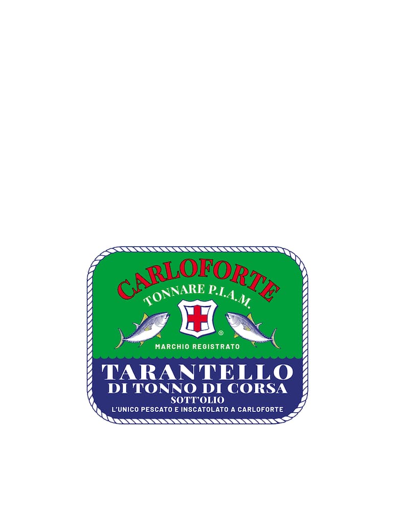 Carloforte Tonnare Tarantello di Tonno di Corsa sott'olio in olio di oliva - immagine 1 Carloforte Tonnare Tarantello di Tonno di Corsa sott'olio in olio di oliva - immagine 1