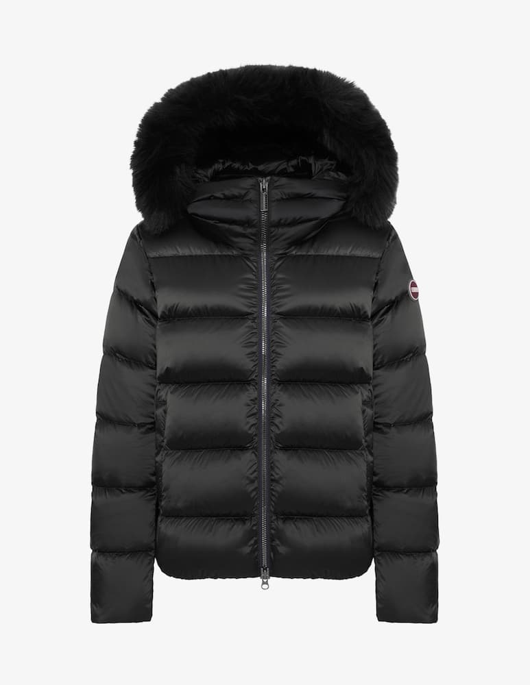 rinascente Colmar Puffer jacket with faux fur hood