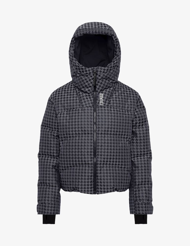 rinascente Colmar Houndstooth cropped ski jacket