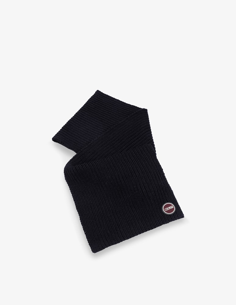 rinascente Colmar Ribbed logo scarf