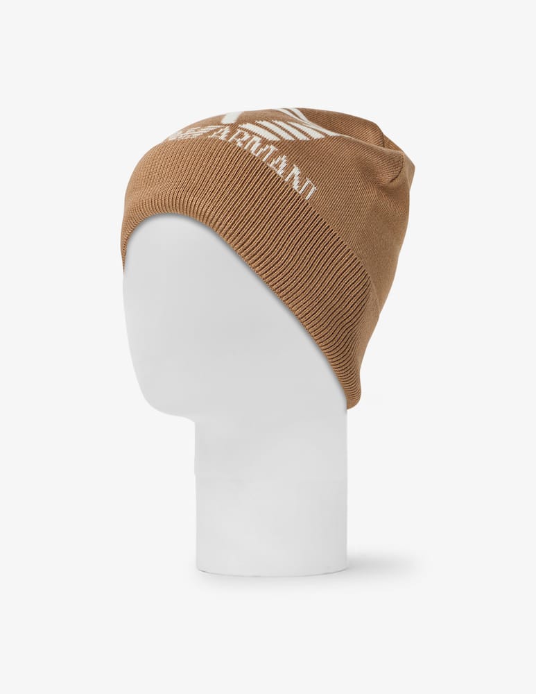 rinascente EA7 Logo knit beanie