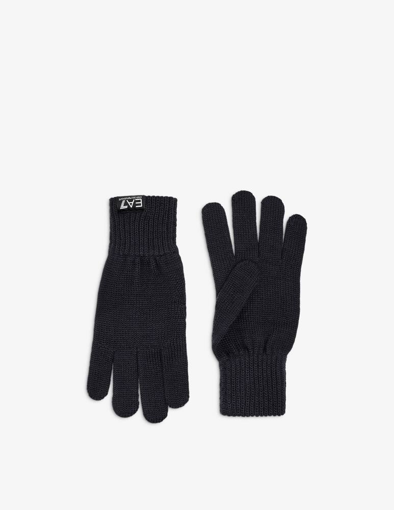 rinascente EA7 Ribbed knit gloves