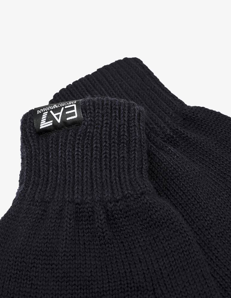 rinascente EA7 Ribbed knit gloves