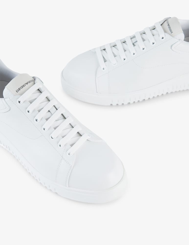 rinascente Emporio Armani Tumb calf sneakers