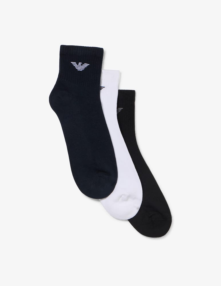 Emporio Armani Calze sportive pack 3 - immagine 1 Emporio Armani Calze sportive pack 3 - immagine 1
