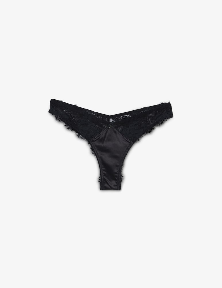 Emporio Armani Slip brasiliano con pizzo - immagine 1 Emporio Armani Slip brasiliano con pizzo - immagine 1