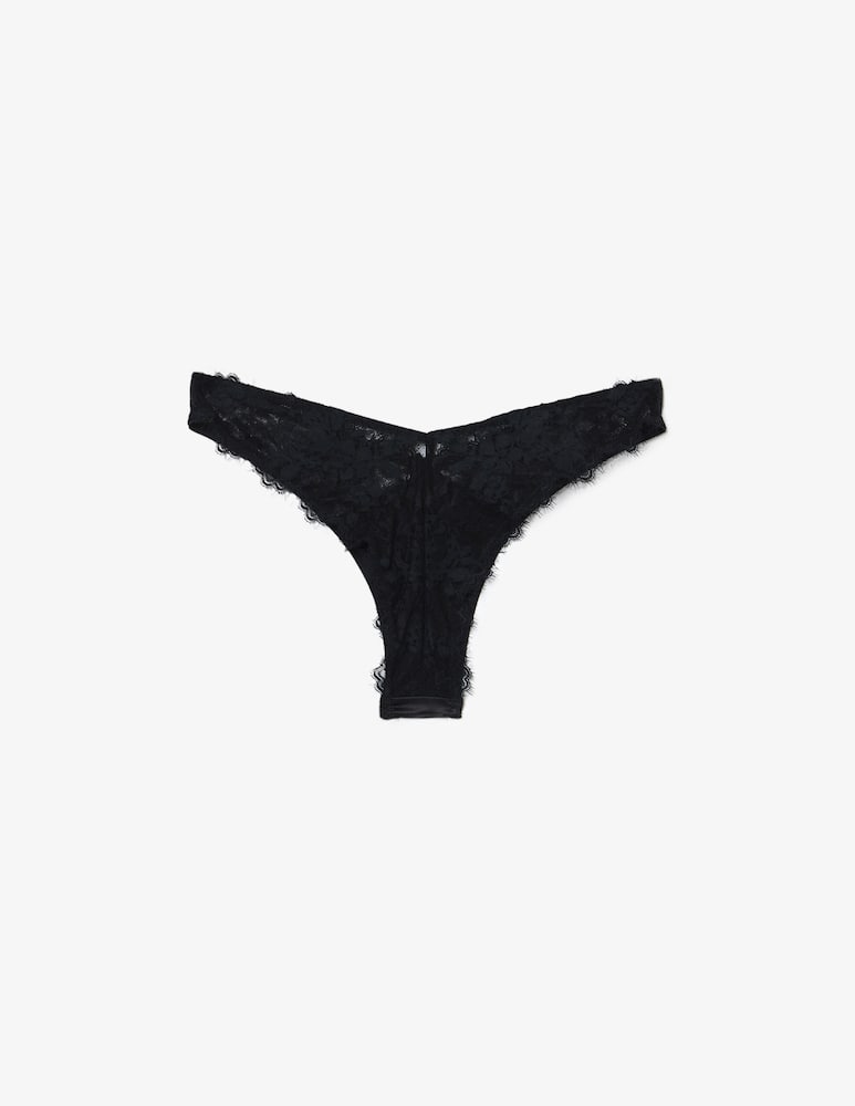 Emporio Armani Slip brasiliano con pizzo - immagine 2 Emporio Armani Slip brasiliano con pizzo - immagine 2
