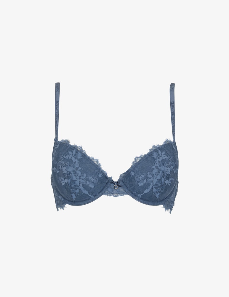 rinascente Emporio Armani Lace push-up bra with removable pads