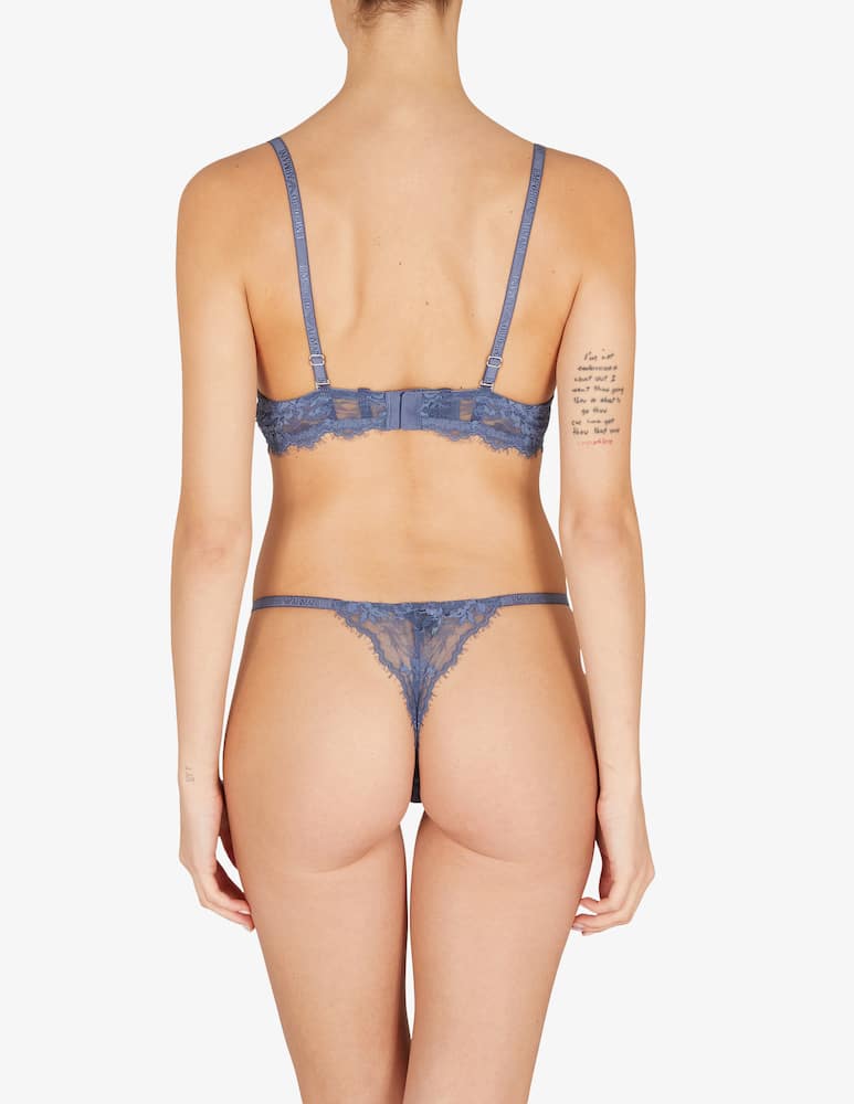 rinascente Emporio Armani Lace push-up bra with removable pads