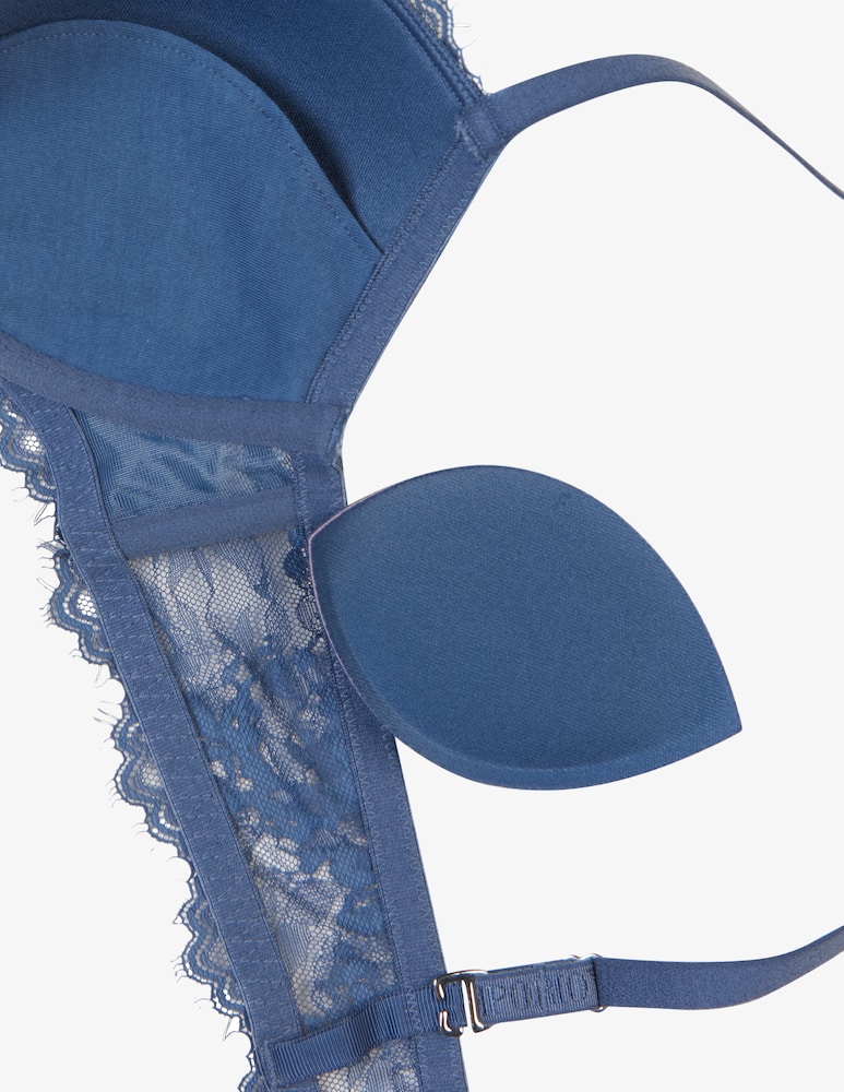 rinascente Emporio Armani Lace push-up bra with removable pads