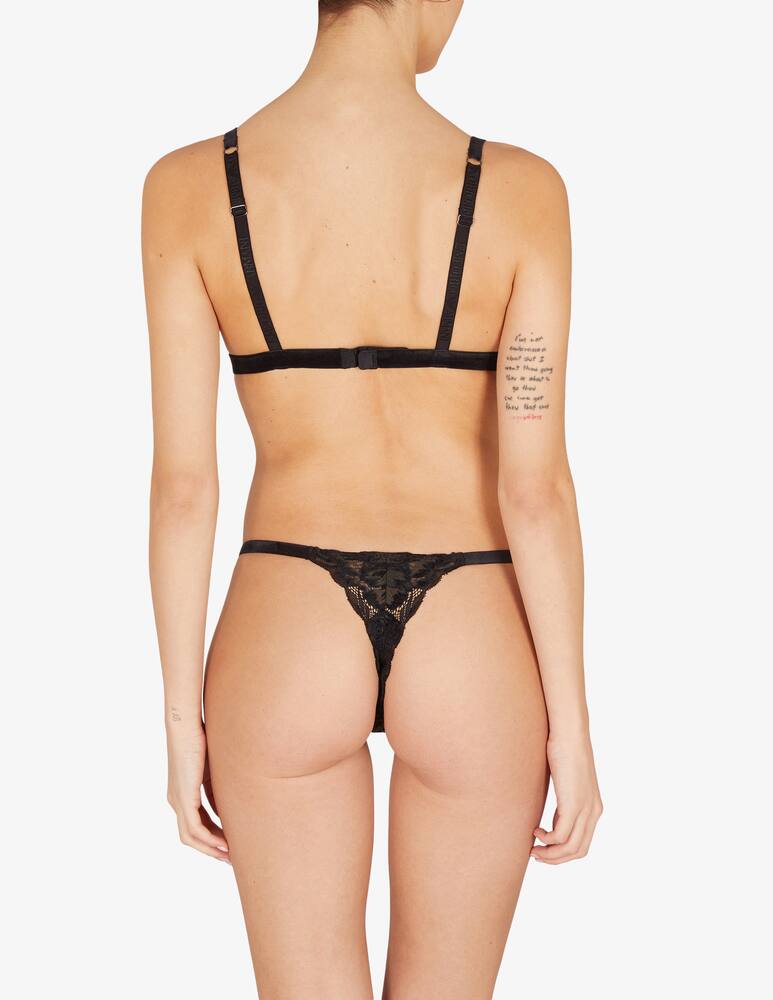 rinascente Emporio Armani Set triangolo e perizoma in pizzo