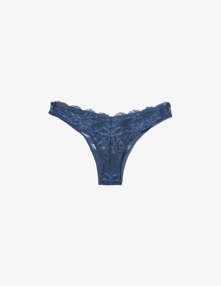 rinascente Emporio Armani Lace v-brazilian briefs