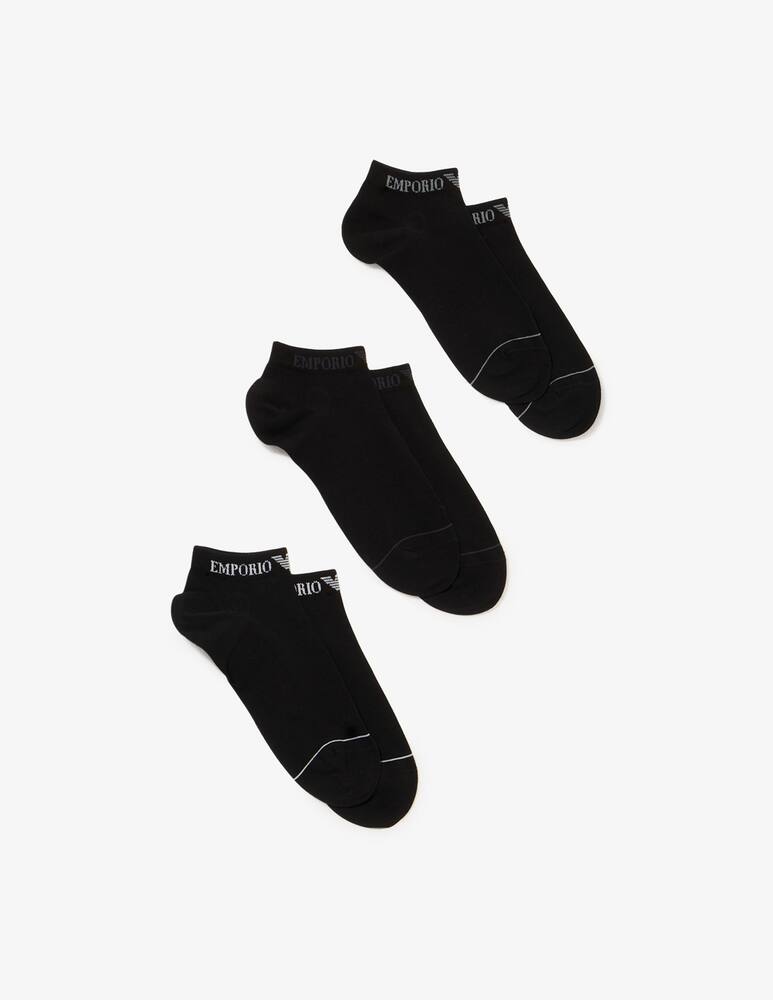 Emporio Armani Extended logo sneaker socks - picture 1 Emporio Armani Extended logo sneaker socks - picture 1