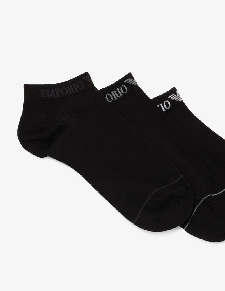 Emporio Armani Extended logo sneaker socks - picture 2 Emporio Armani Extended logo sneaker socks - picture 2