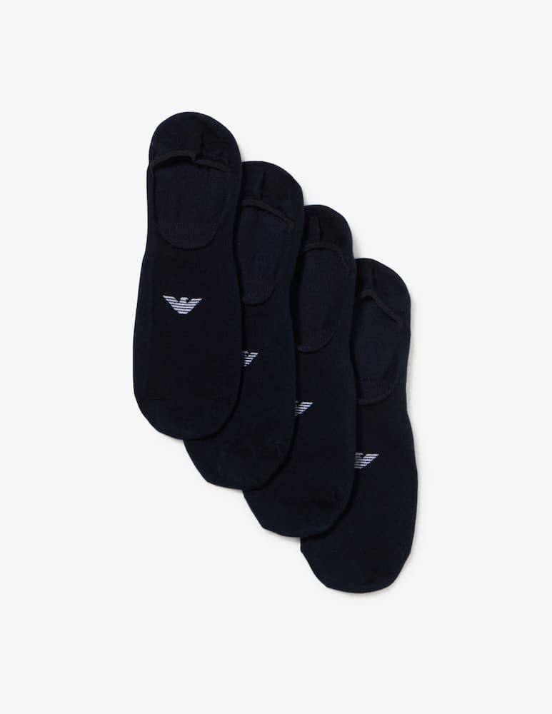 Emporio Armani Calze footie cotone 3 pack - immagine 1 Emporio Armani Calze footie cotone 3 pack - immagine 1