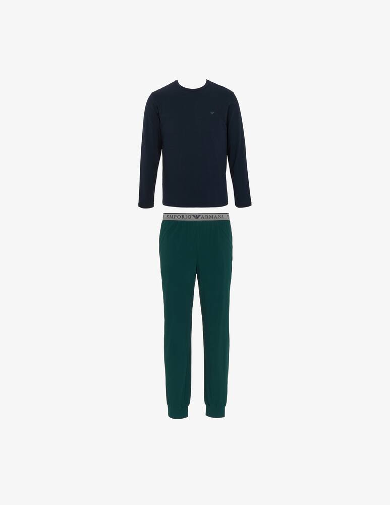 rinascente Emporio Armani Pigiama lungo con polsini Endurance
