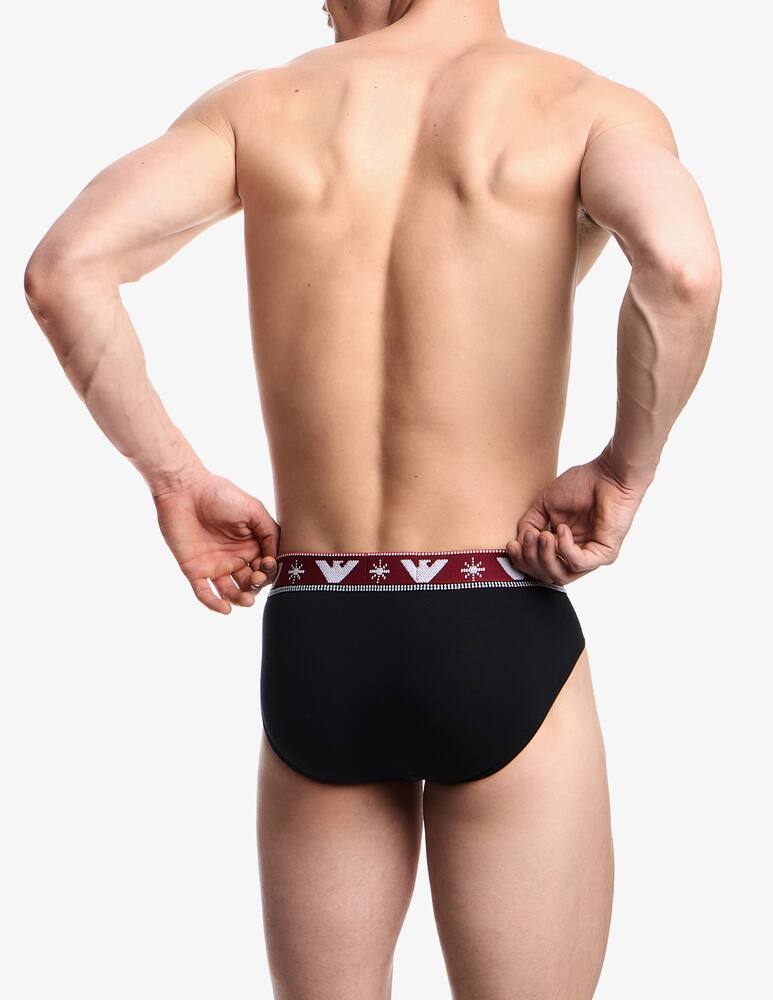 Emporio Armani Holiday jacquard briefs - picture 3 Emporio Armani Holiday jacquard briefs - picture 3