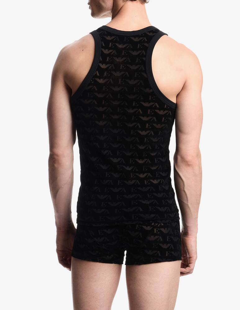 rinascente Emporio Armani Trunk jacquard velvet boxer