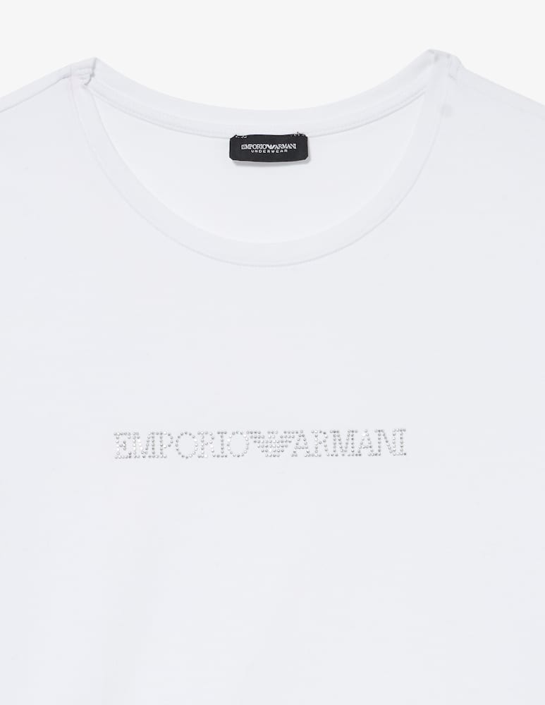 Emporio Armani Essential cotton crewneck t-shirt - picture 3 Emporio Armani Essential cotton crewneck t-shirt - picture 3