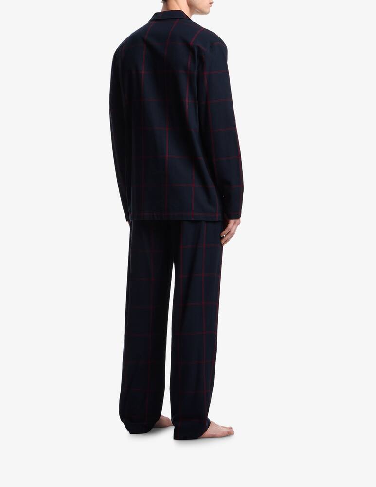 rinascente Emporio Armani Tartan flannel pyjama set