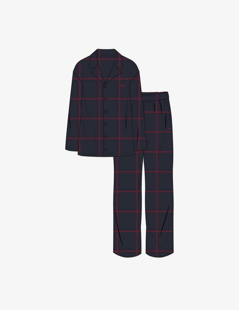 rinascente Emporio Armani Tartan flannel pyjama set
