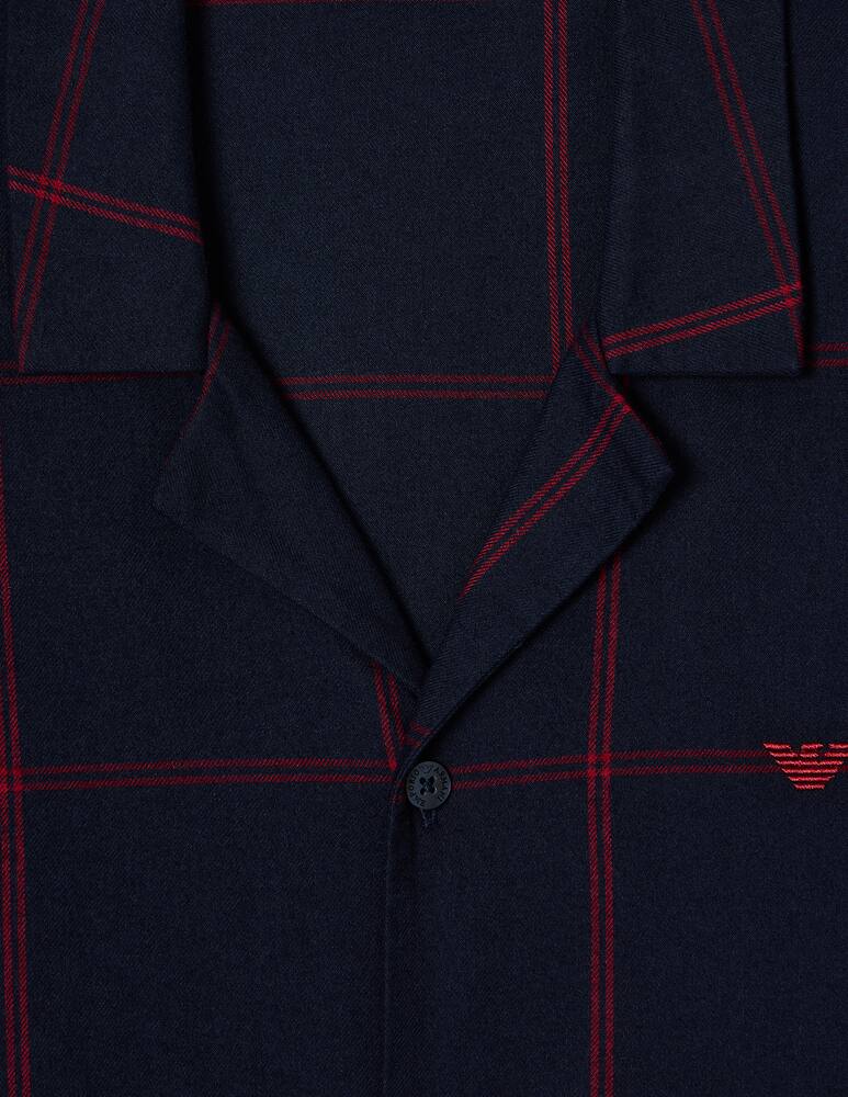 rinascente Emporio Armani Tartan flannel pyjama set
