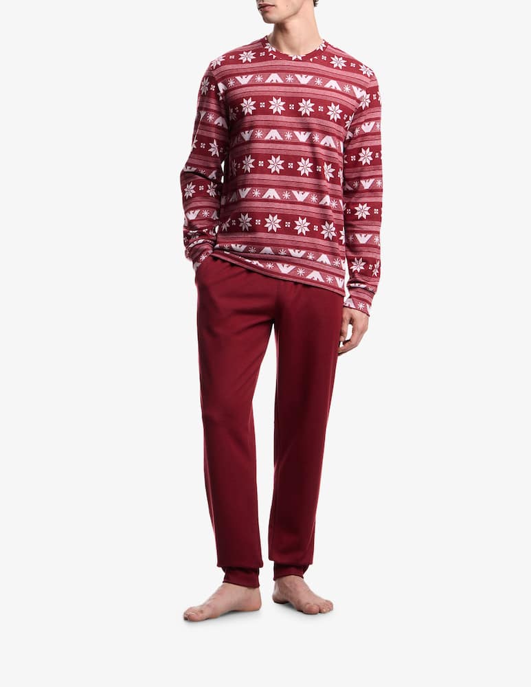 rinascente Emporio Armani Pigiama lungo jacquard