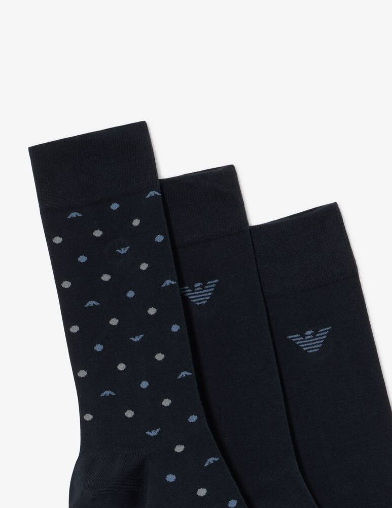 rinascente Emporio Armani Calze con aquila pack 3