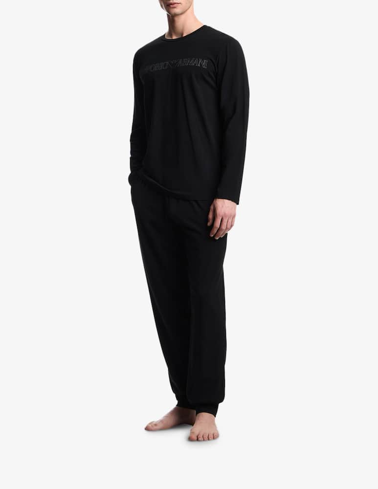 rinascente Emporio Armani Long pyjama set megalogo