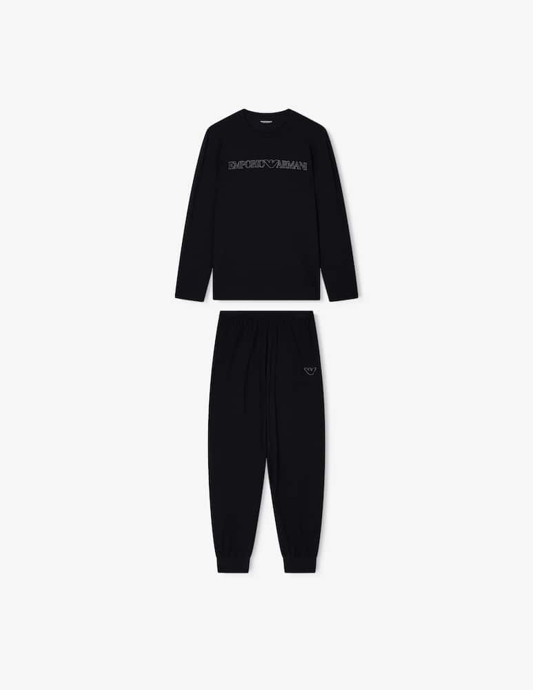rinascente Emporio Armani Long pyjama set megalogo