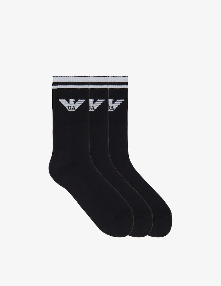 rinascente Emporio Armani Eagle logo short socks