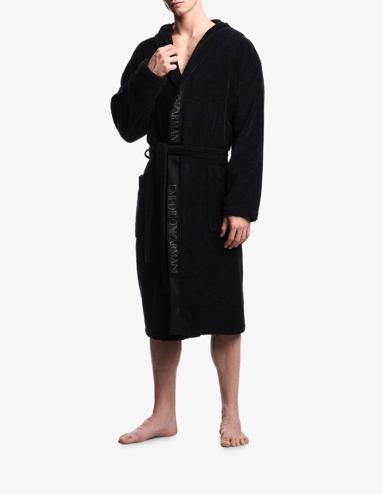 Emporio Armani Hooded bathrobe - picture 1 Emporio Armani Hooded bathrobe - picture 1