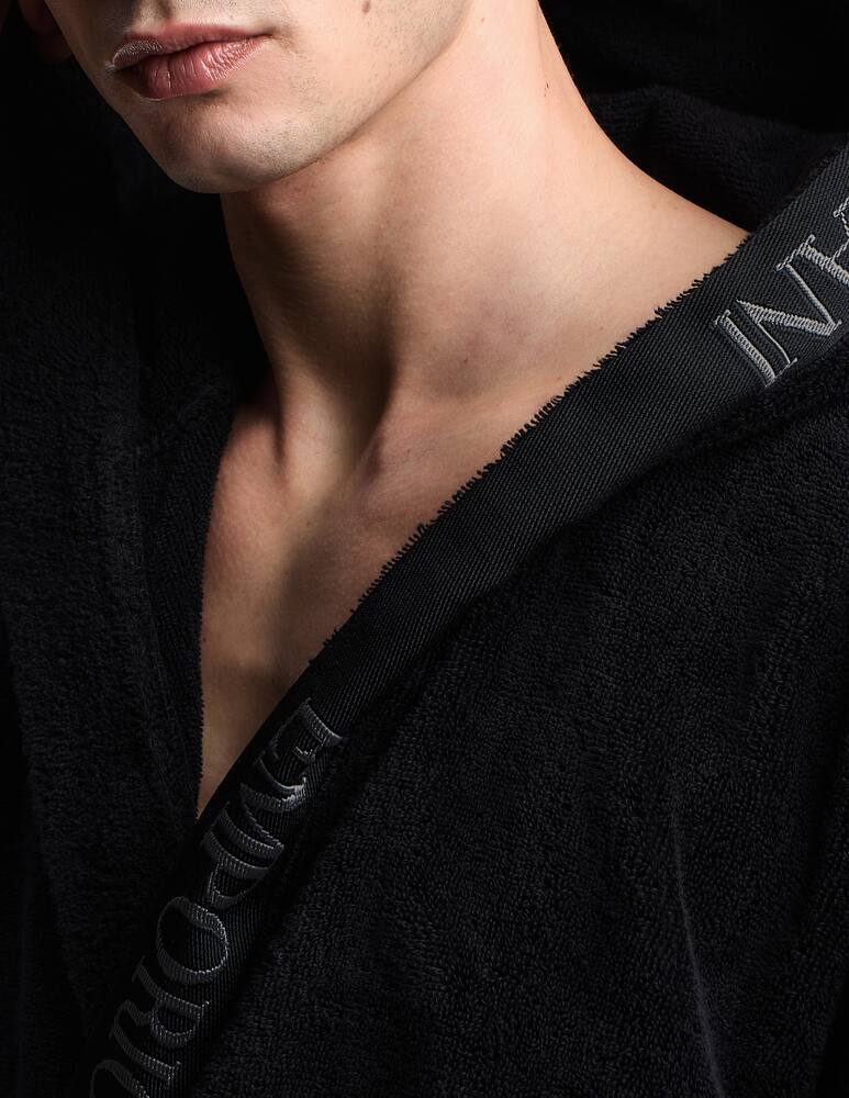 Emporio Armani Hooded bathrobe - picture 3 Emporio Armani Hooded bathrobe - picture 3