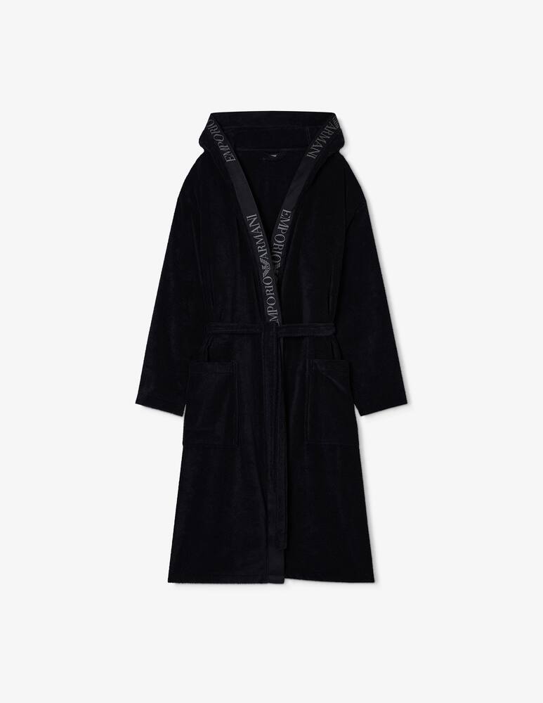 Emporio Armani Hooded bathrobe - picture 4 Emporio Armani Hooded bathrobe - picture 4