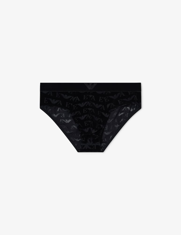 Emporio Armani Slip jacquard in velluto - immagine 1 Emporio Armani Slip jacquard in velluto - immagine 1
