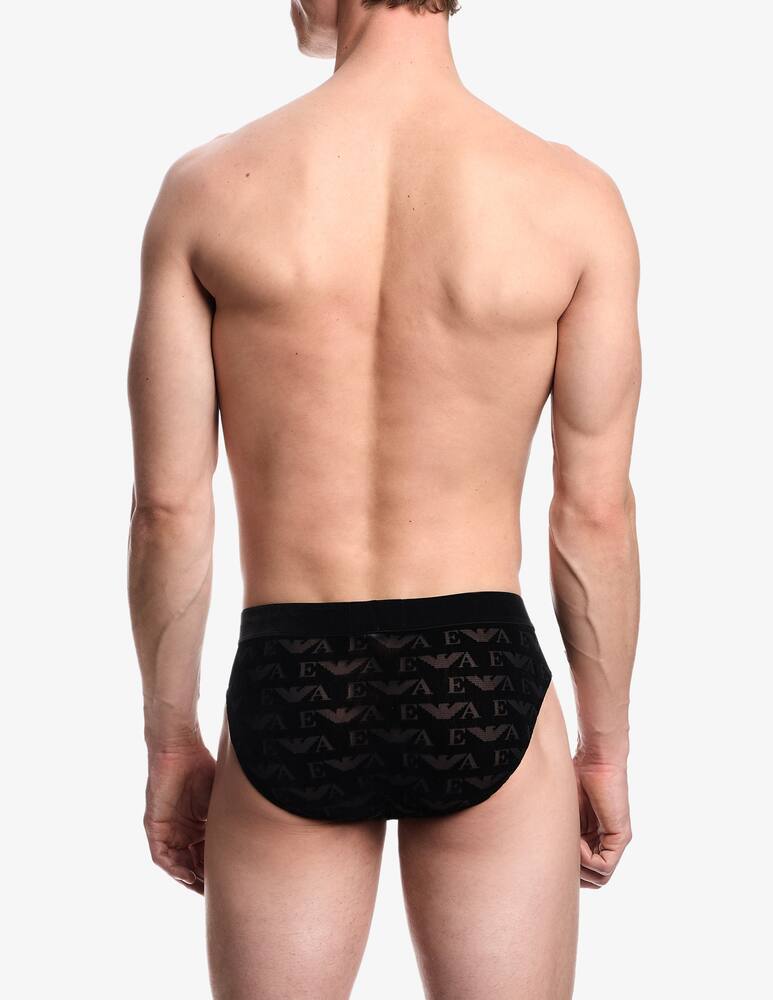 Emporio Armani Slip jacquard in velluto - immagine 3 Emporio Armani Slip jacquard in velluto - immagine 3