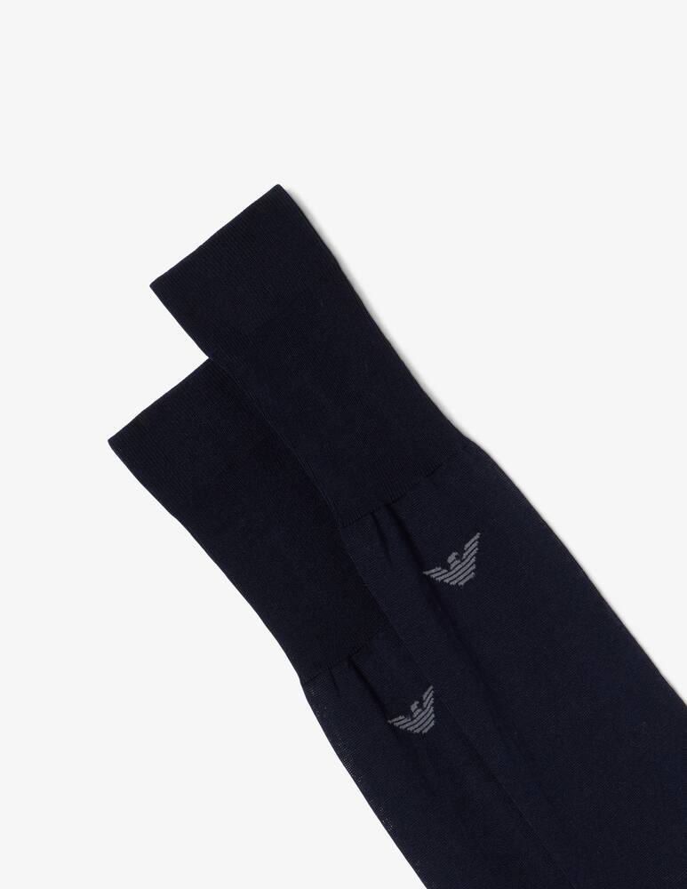 Emporio Armani Calze lunghe cotone lisle - immagine 2 Emporio Armani Calze lunghe cotone lisle - immagine 2