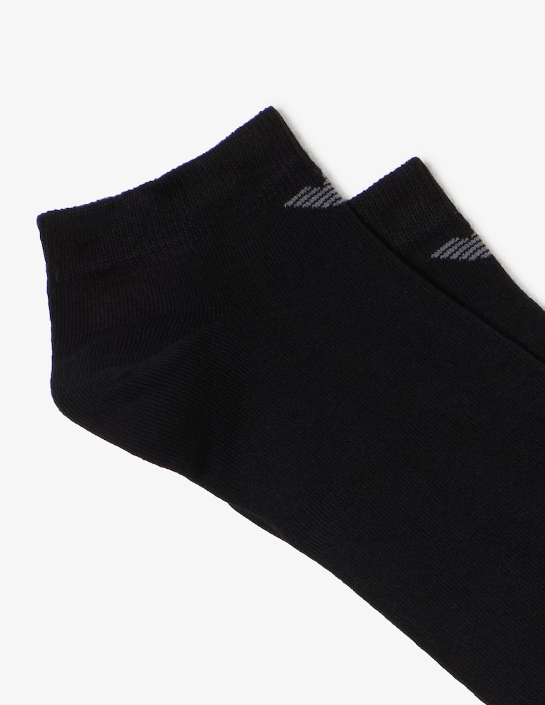 Emporio Armani Calze sneaker cotone 3 pack - immagine 2 Emporio Armani Calze sneaker cotone 3 pack - immagine 2