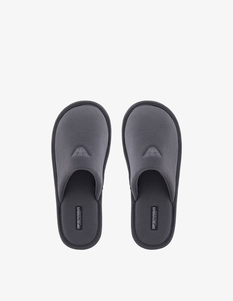 rinascente Emporio Armani Striped terry slipper