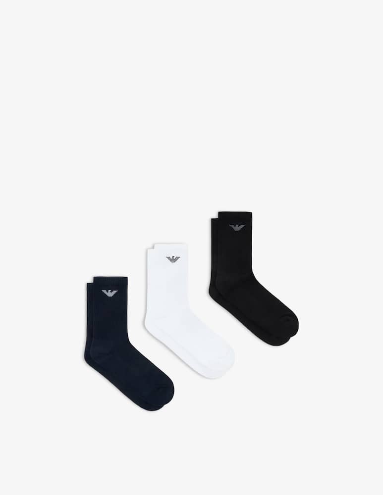 rinascente Emporio Armani Calze sportive in spugna 3 pack