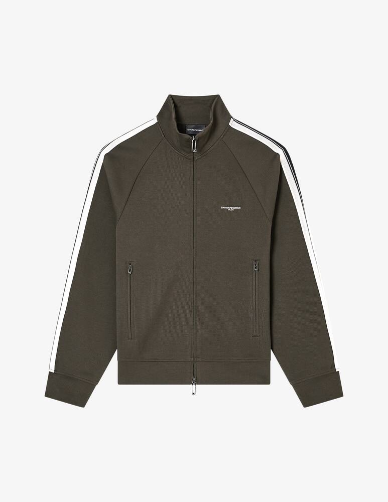 rinascente Emporio Armani Felpa con zip e bande