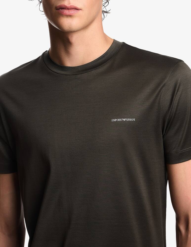 rinascente Emporio Armani T-shirt lyocell con lettering