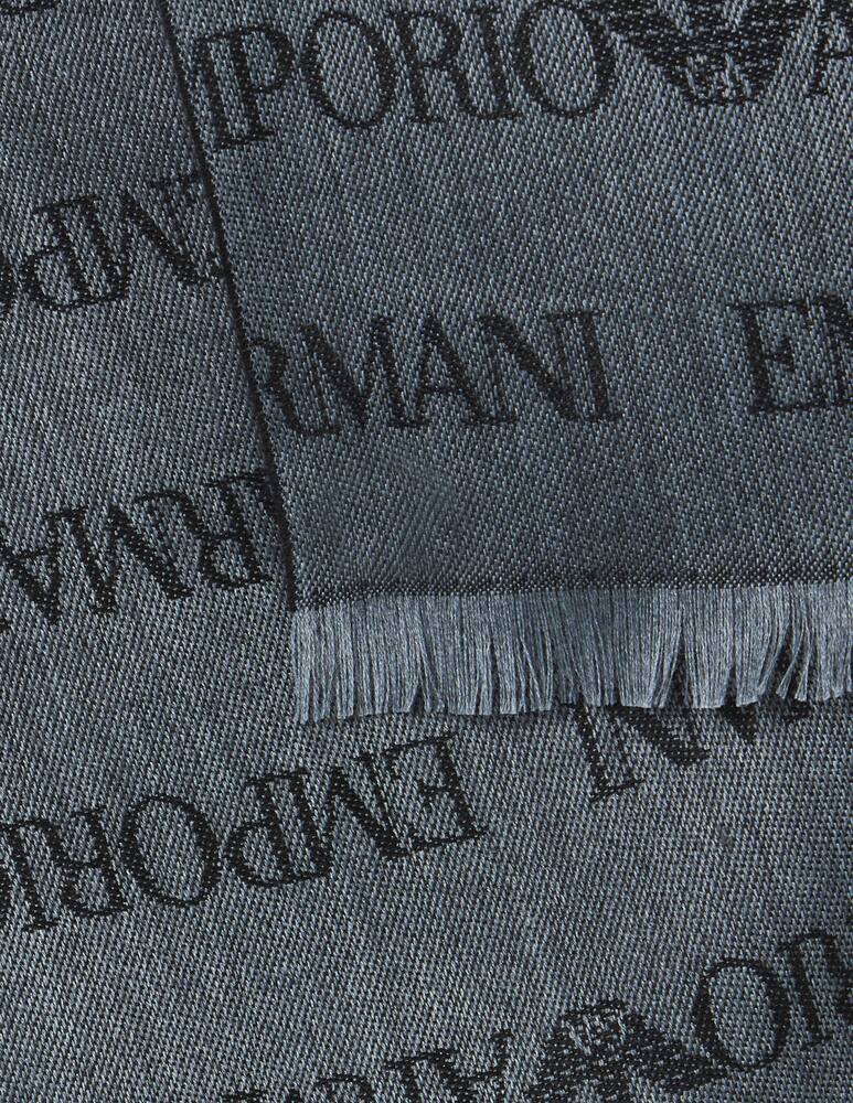 rinascente Emporio Armani Sciarpa lana multi logo Armani
