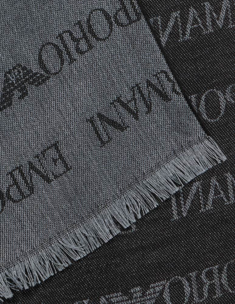 Emporio Armani Sciarpa con logo - immagine 2 Emporio Armani Sciarpa con logo - immagine 2
