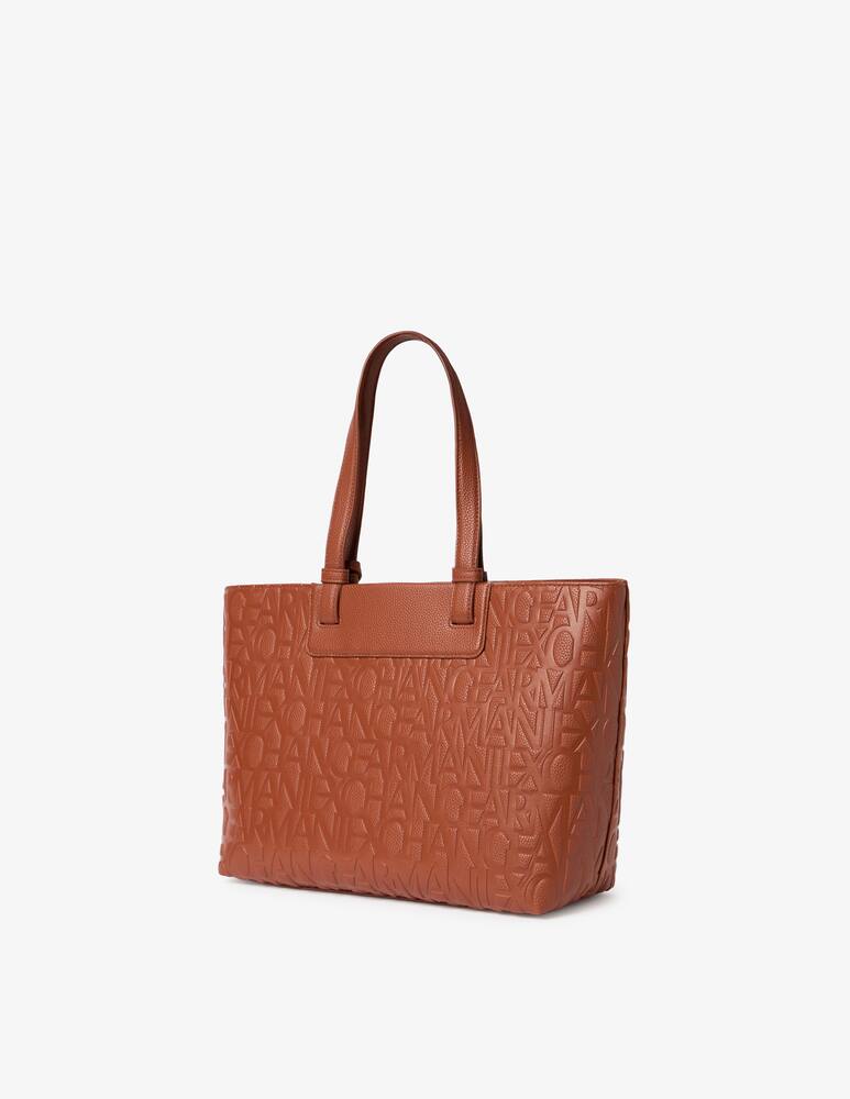 rinascente Armani Exchange Pebble shopping bag